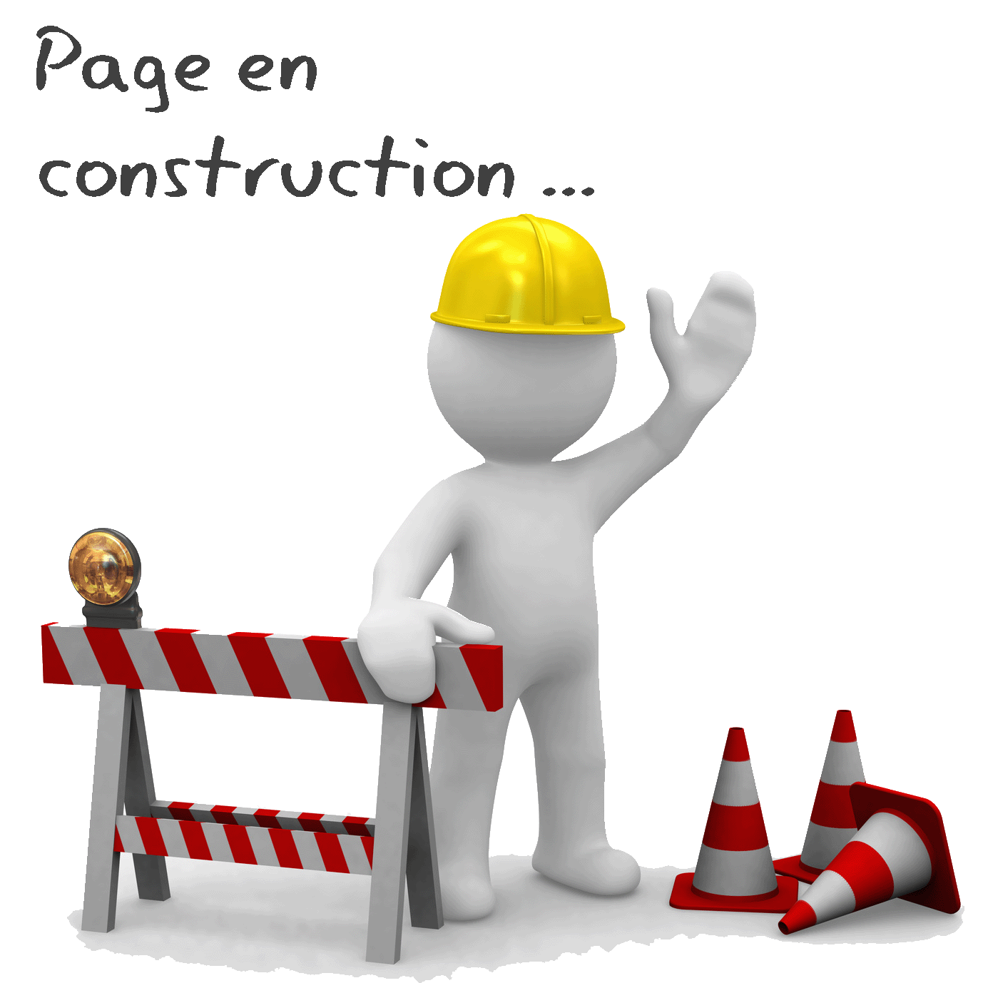 page en travaux